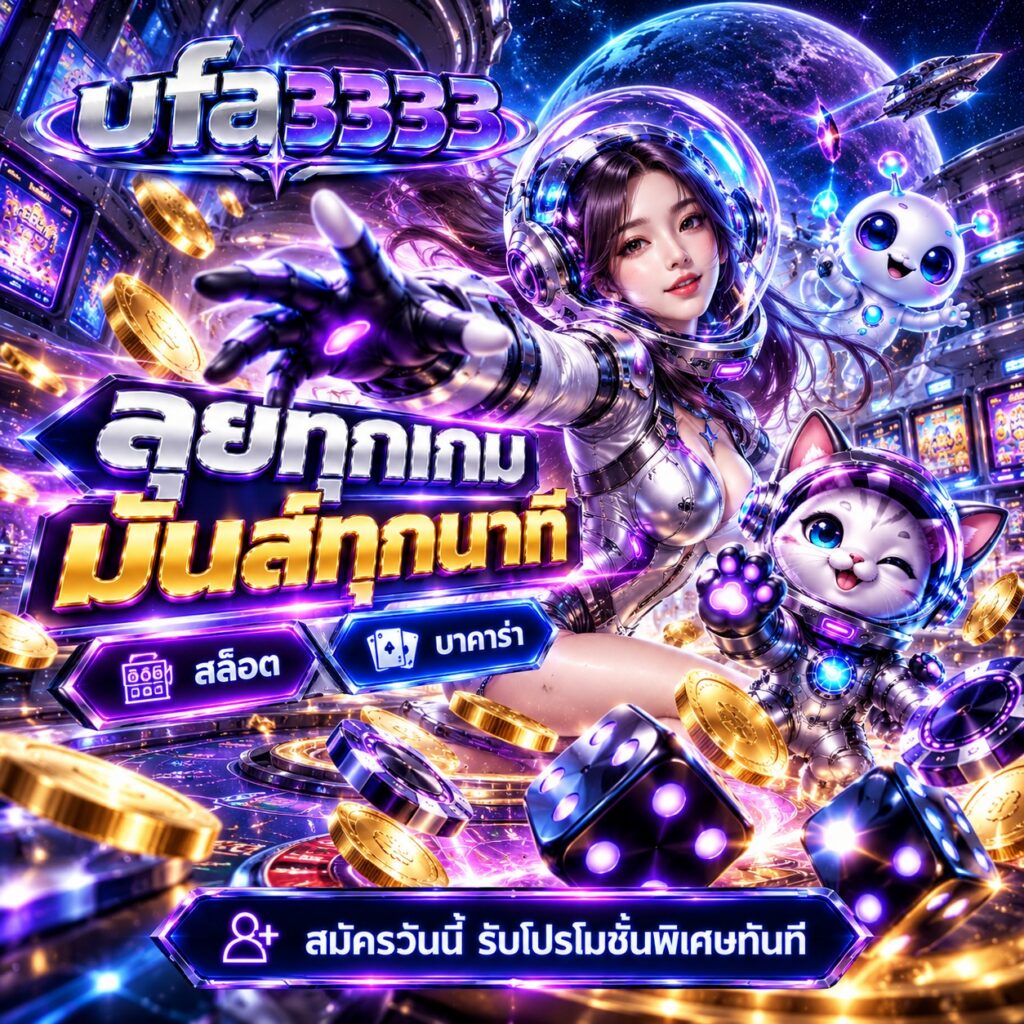 ufa3333 สล็อตออนไลน์ บาคาร่า ลุยทุกเกม มันส์ทุกนาที
